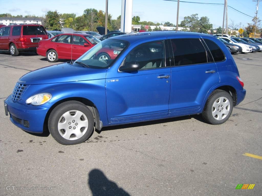 2006 PT Cruiser Touring - Electric Blue Pearl / Pastel Slate Gray photo #11
