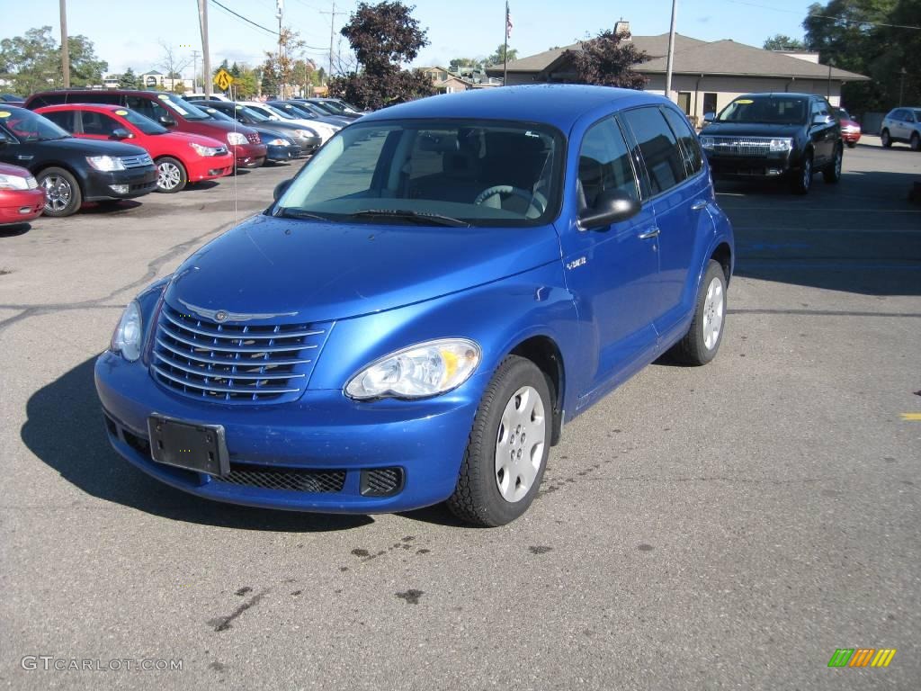 2006 PT Cruiser Touring - Electric Blue Pearl / Pastel Slate Gray photo #12
