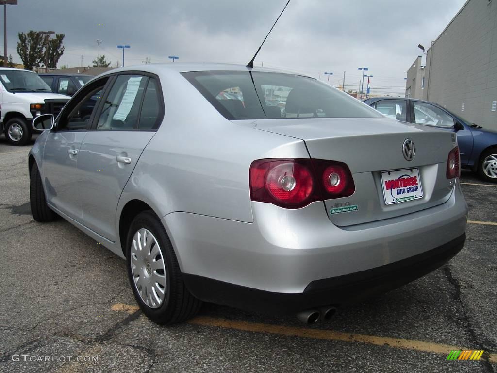 2008 Jetta S Sedan - Reflex Silver Metallic / Anthracite Black photo #3