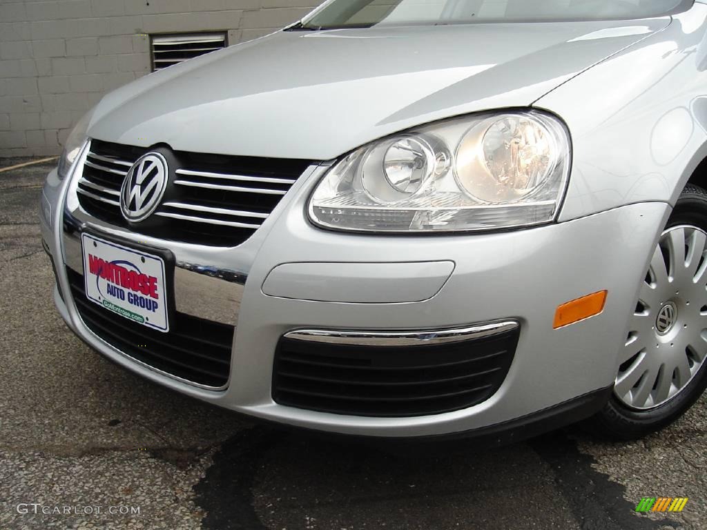 2008 Jetta S Sedan - Reflex Silver Metallic / Anthracite Black photo #9