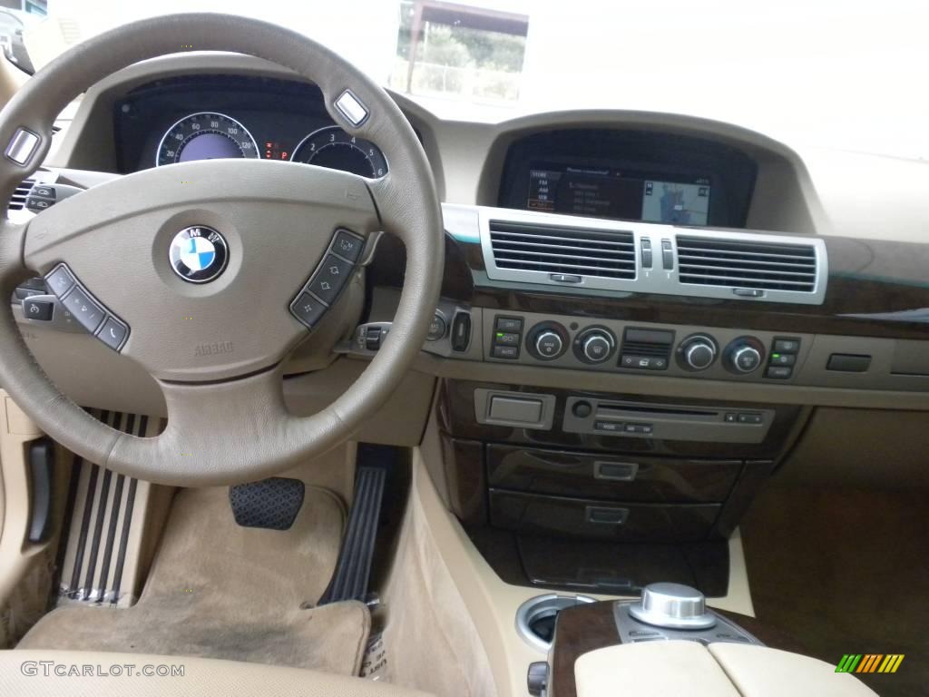 2008 7 Series 750Li Sedan - Alpine White / Beige photo #14