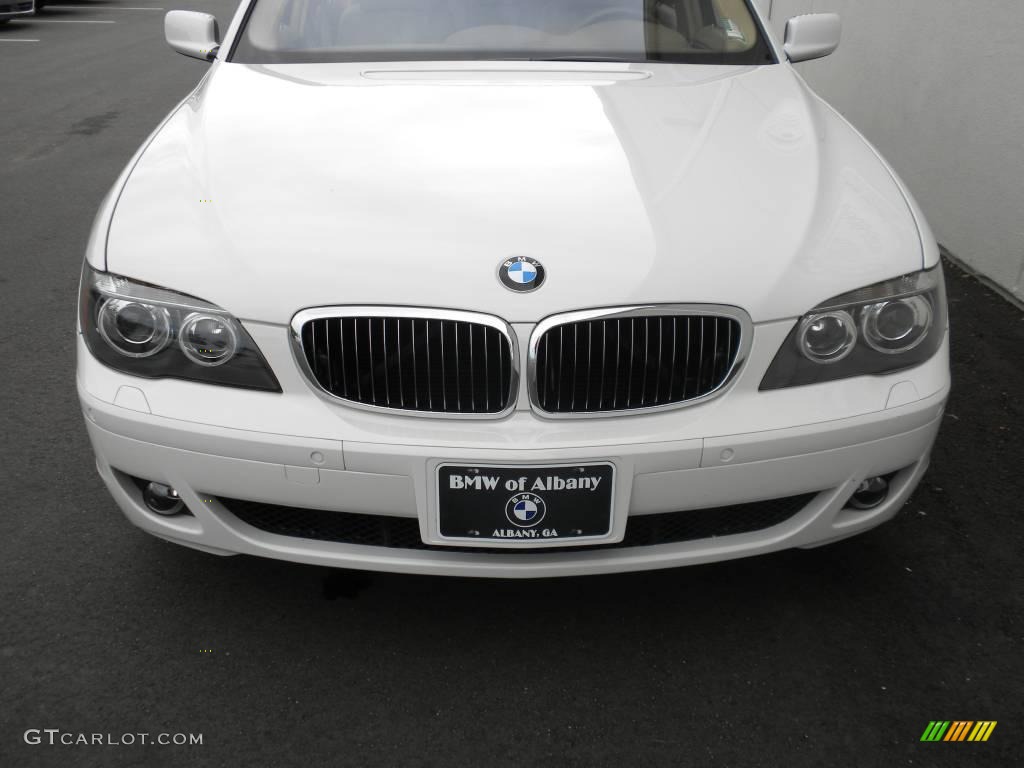2008 7 Series 750Li Sedan - Alpine White / Beige photo #24