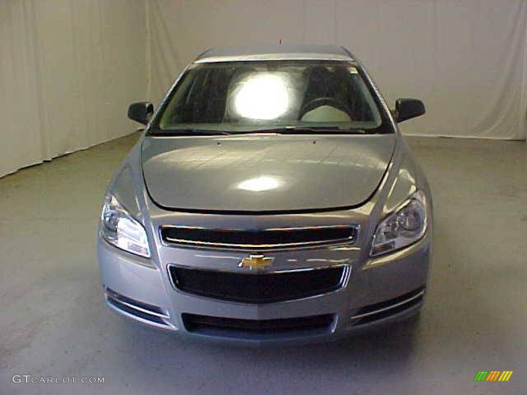 2008 Malibu LS Sedan - Golden Pewter Metallic / Titanium Gray photo #2