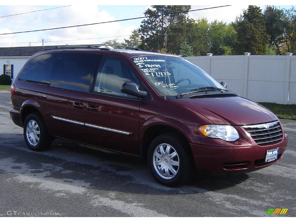 2007 Town & Country Touring - Cognac Crystal Pearl / Medium Slate Gray photo #7
