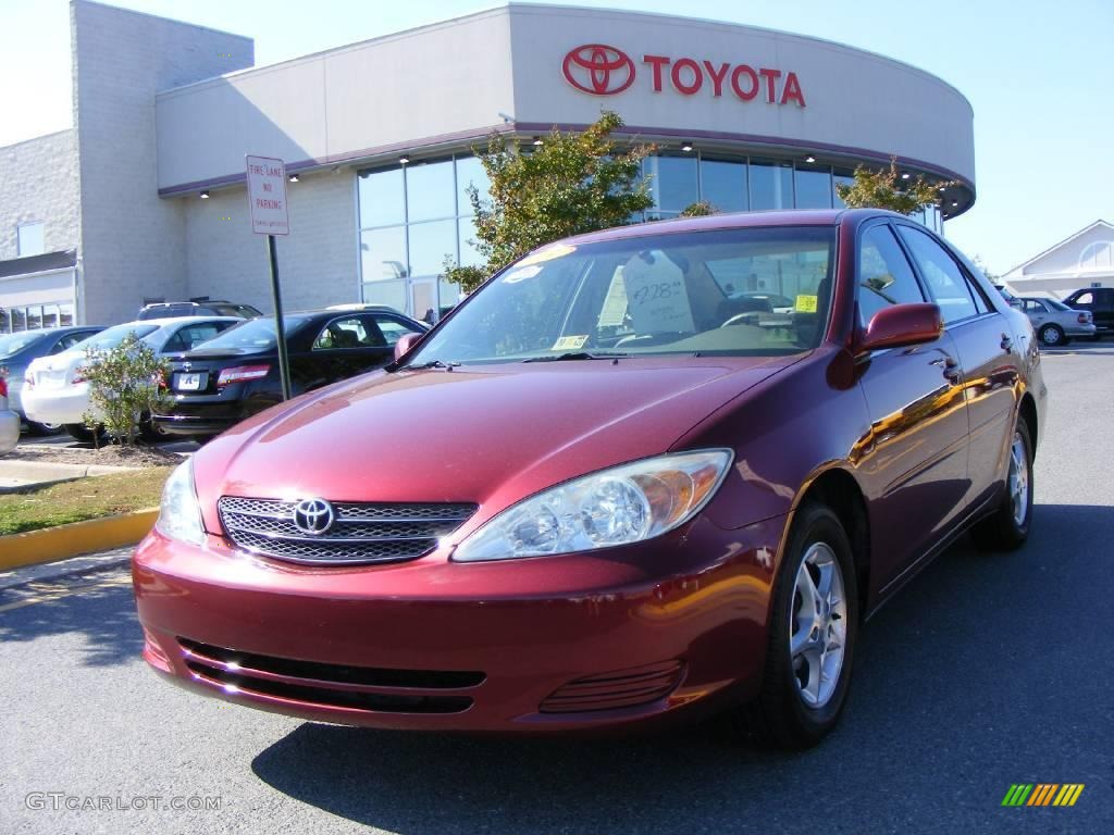 2003 Camry LE - Salsa Red Pearl / Stone photo #1