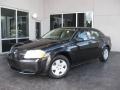 2008 Brilliant Black Crystal Pearl Dodge Avenger SE  photo #2