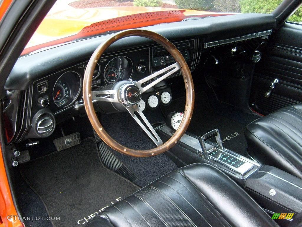 1969 Chevelle SS Coupe - Orange / Black photo #12