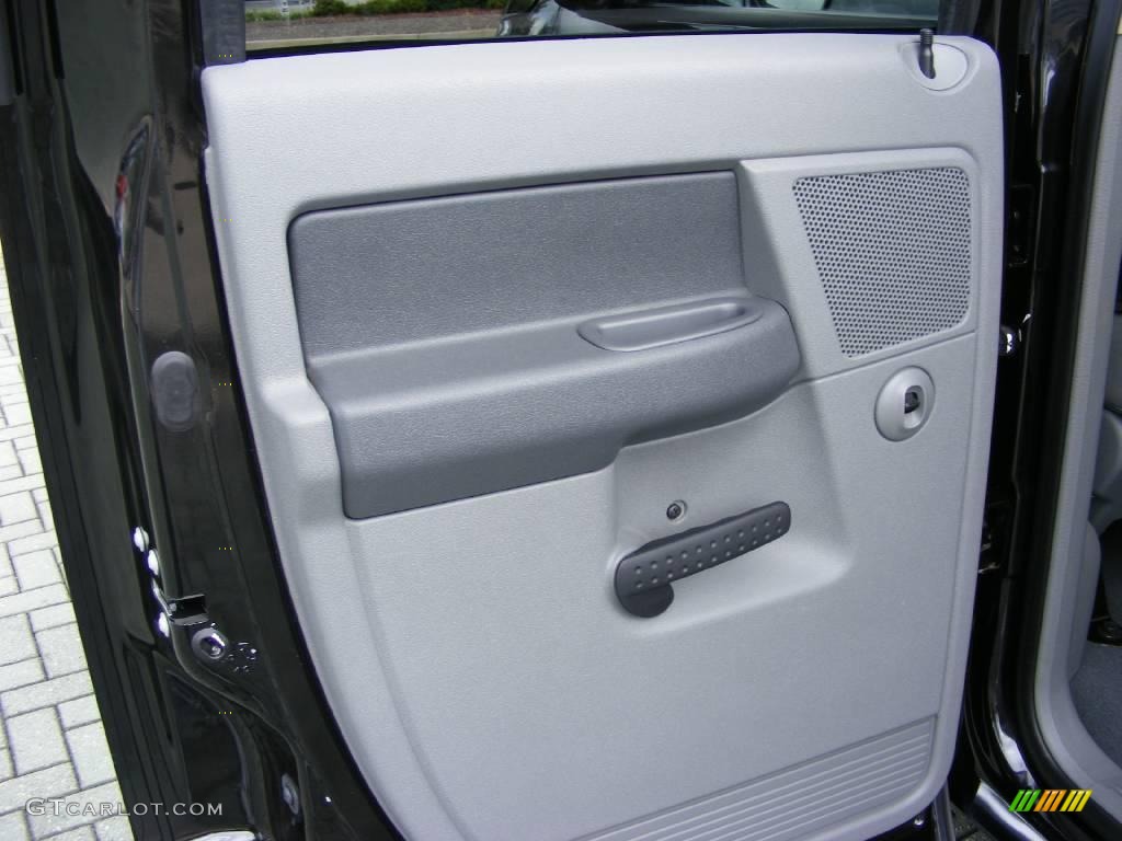 2008 Ram 1500 Sport Quad Cab - Brilliant Black Crystal Pearl / Medium Slate Gray photo #16