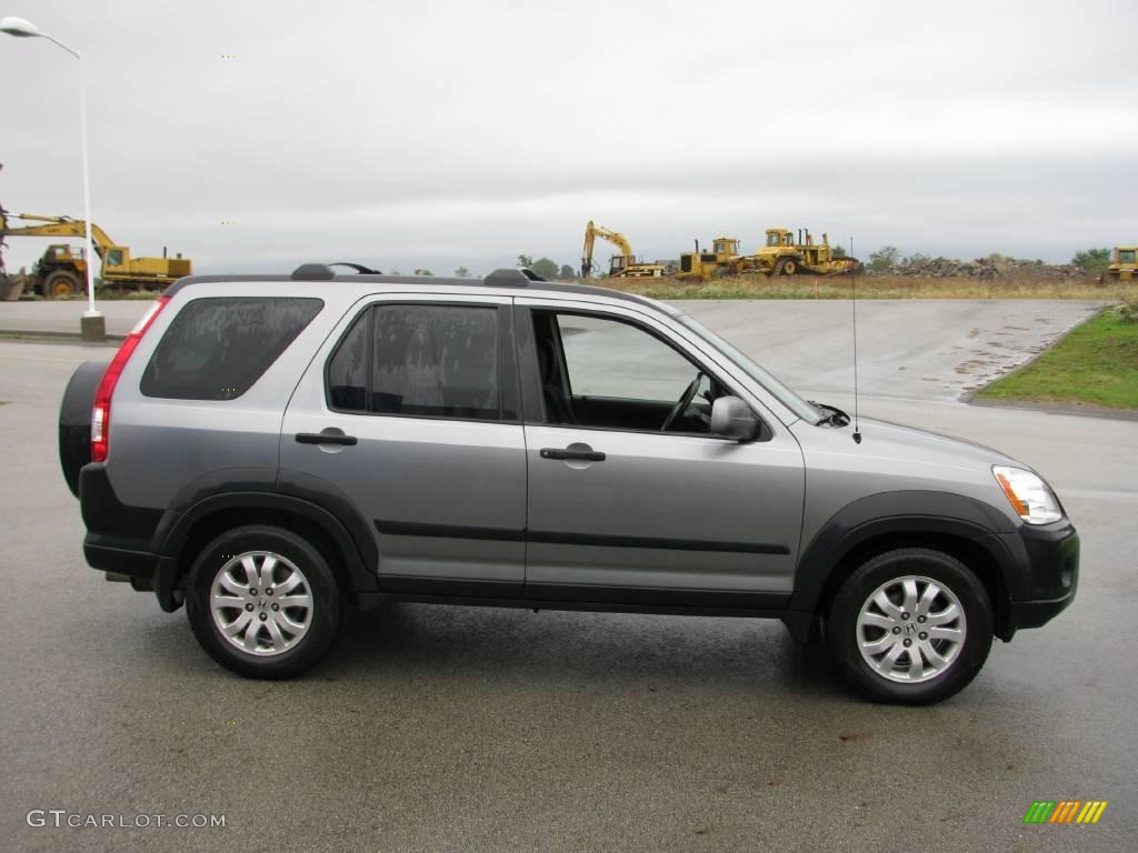 2005 CR-V EX 4WD - Pewter Pearl / Black photo #6