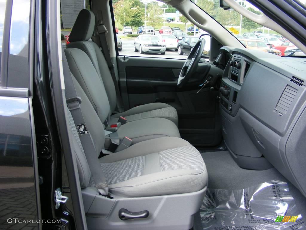 2008 Ram 1500 Sport Quad Cab - Brilliant Black Crystal Pearl / Medium Slate Gray photo #20