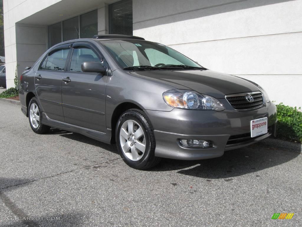 2007 Corolla S - Phantom Gray Pearl / Dark Charcoal photo #1