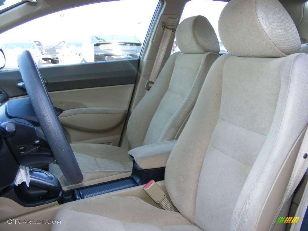 2006 Civic LX Sedan - Royal Blue Pearl / Ivory photo #6