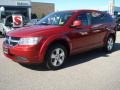 2009 Inferno Red Crystal Pearl Dodge Journey SXT  photo #2