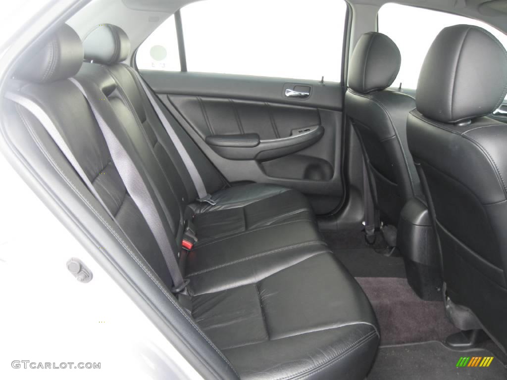 2006 Accord EX-L V6 Sedan - Alabaster Silver Metallic / Black photo #5