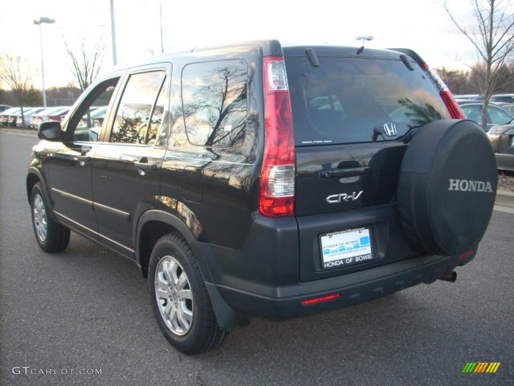 2006 CR-V EX 4WD - Nighthawk Black Pearl / Black photo #5