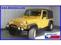 2004 Solar Yellow Jeep Wrangler Unlimited 4x4  photo #1
