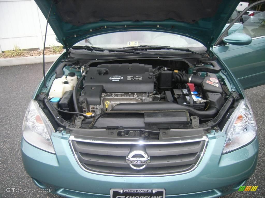 2002 Altima 2.5 S - Seascape Light Blue / Frost Gray photo #9