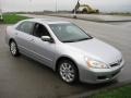 2007 Alabaster Silver Metallic Honda Accord EX-L V6 Sedan  photo #9