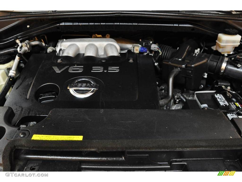 2005 Murano S AWD - Super Black / Charcoal photo #18