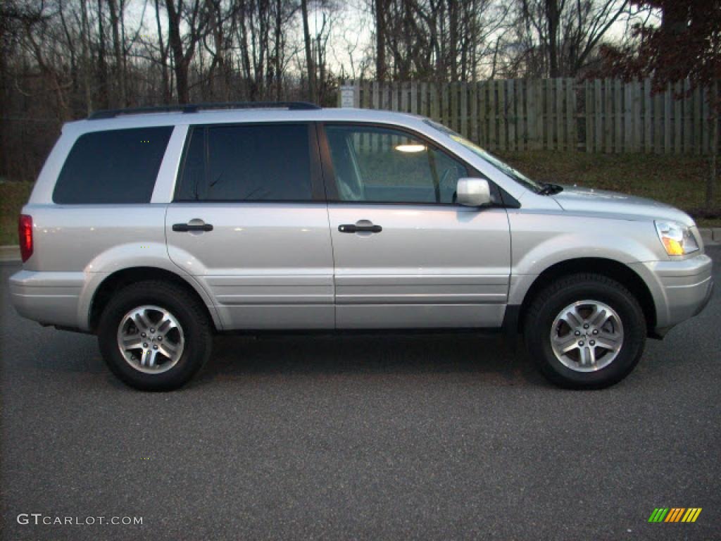 2005 Pilot EX-L 4WD - Billet Silver Metallic / Gray photo #2