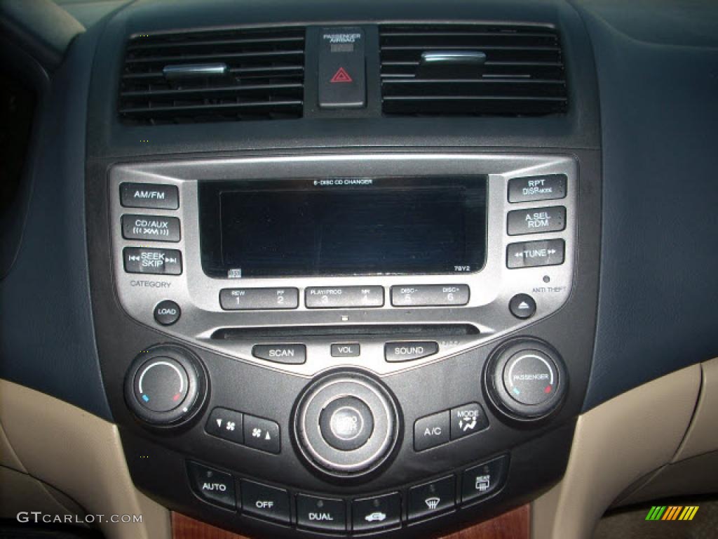 2006 Accord EX V6 Coupe - Desert Mist Metallic / Ivory photo #13