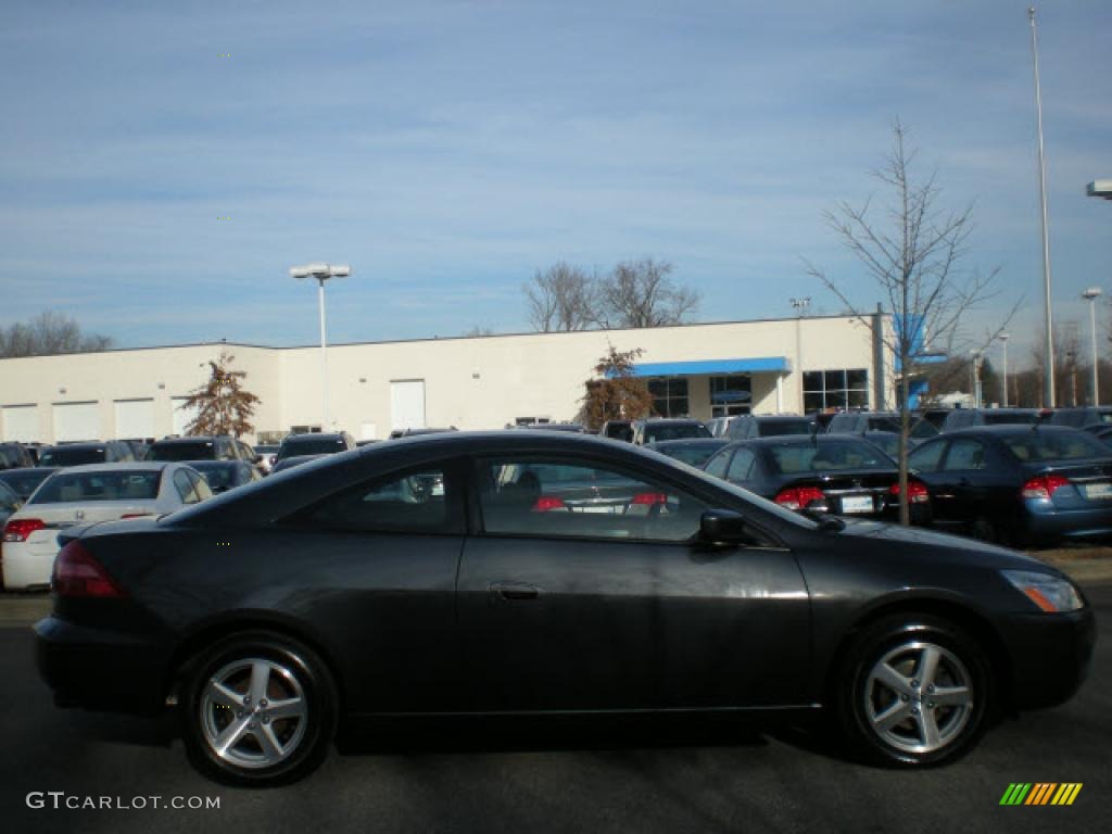 2005 Accord LX Special Edition Coupe - Graphite Pearl / Black photo #6