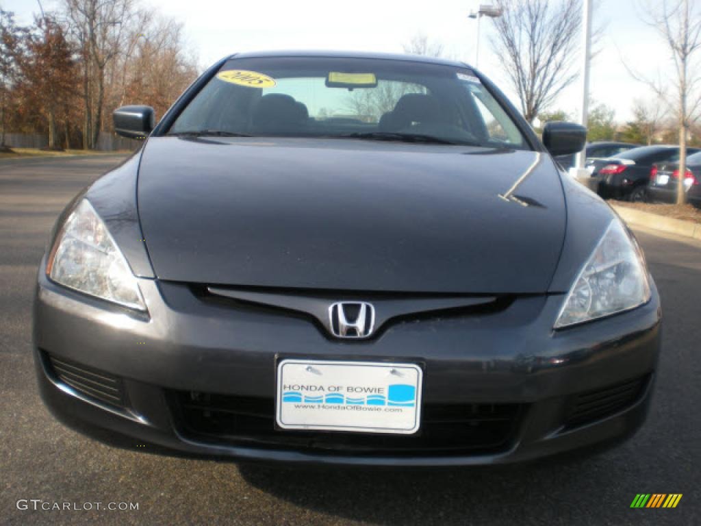 2005 Accord LX Special Edition Coupe - Graphite Pearl / Black photo #9