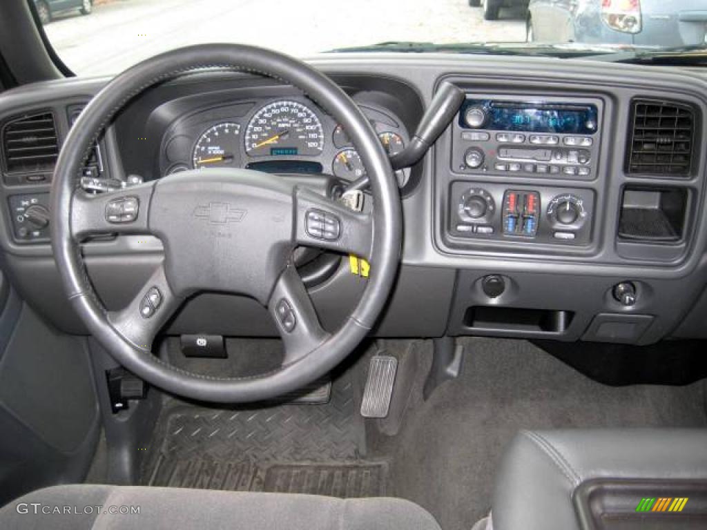 2005 Silverado 1500 Z71 Crew Cab 4x4 - Dark Blue Metallic / Dark Charcoal photo #14