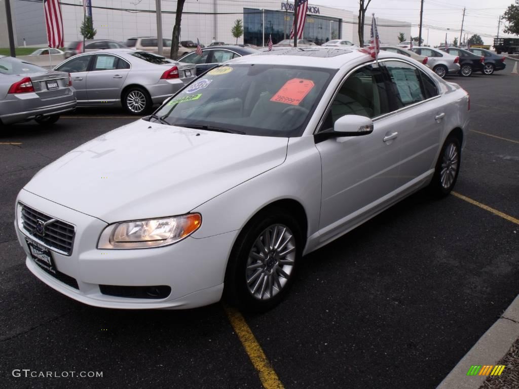 2008 S80 3.2 - Ice White / Sandstone Beige photo #2