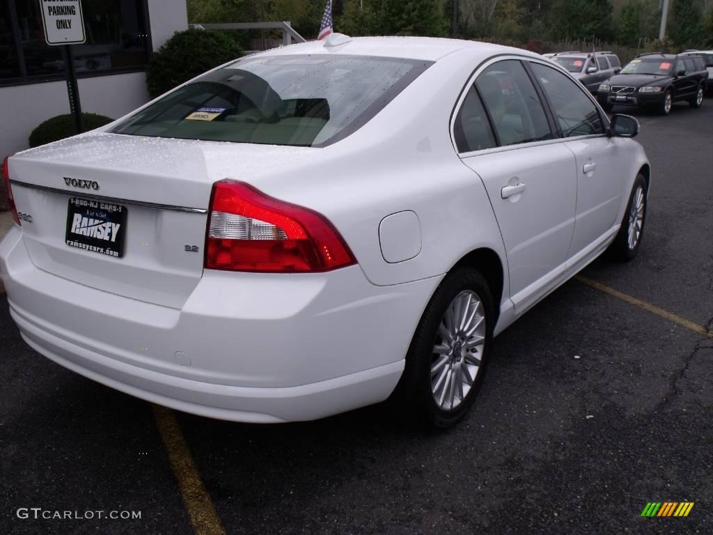 2008 S80 3.2 - Ice White / Sandstone Beige photo #7