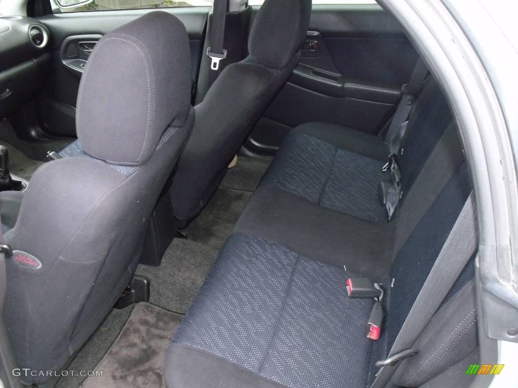 2002 Impreza WRX Wagon - Platinum Silver Metallic / Black photo #11