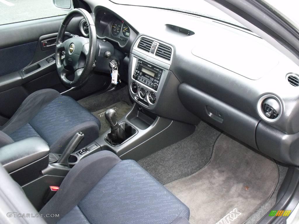 2002 Impreza WRX Wagon - Platinum Silver Metallic / Black photo #15