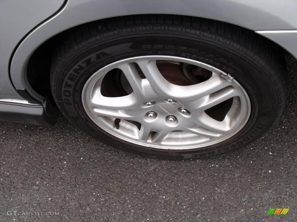 2002 Impreza WRX Wagon - Platinum Silver Metallic / Black photo #19