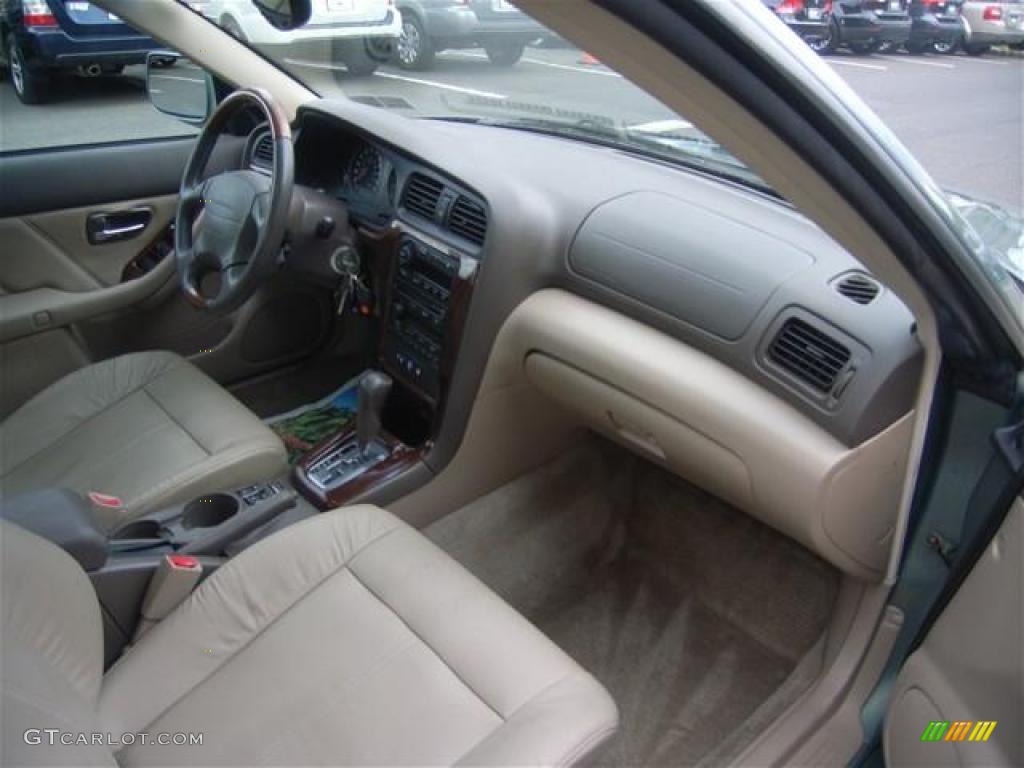 2004 Outback H6 3.0 Sedan - Seamist Green Pearl / Beige photo #15