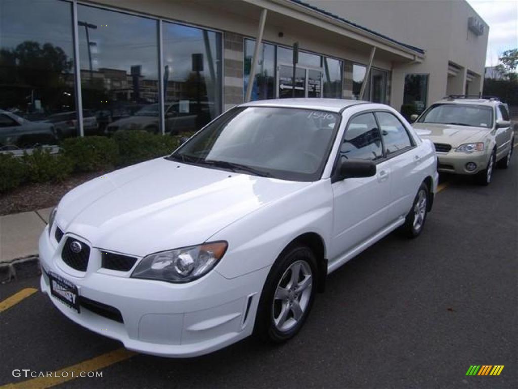 Aspen White Subaru Impreza