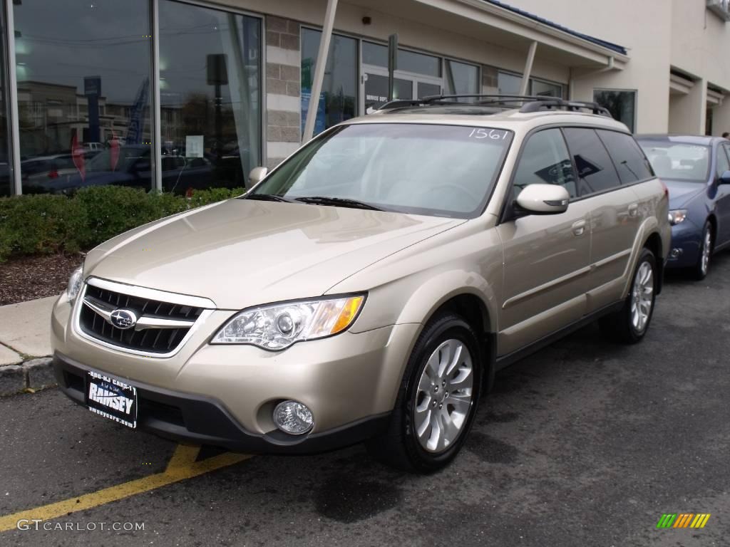 2009 Outback 3.0R Limited Wagon - Harvest Gold Metallic / Warm Ivory photo #1