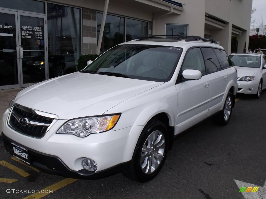 Satin White Pearl Subaru Outback