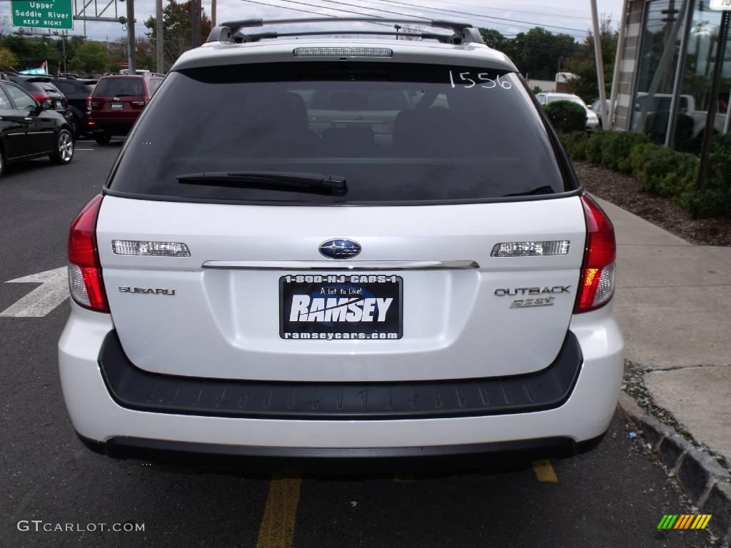 2009 Outback 2.5i Limited Wagon - Satin White Pearl / Warm Ivory photo #4