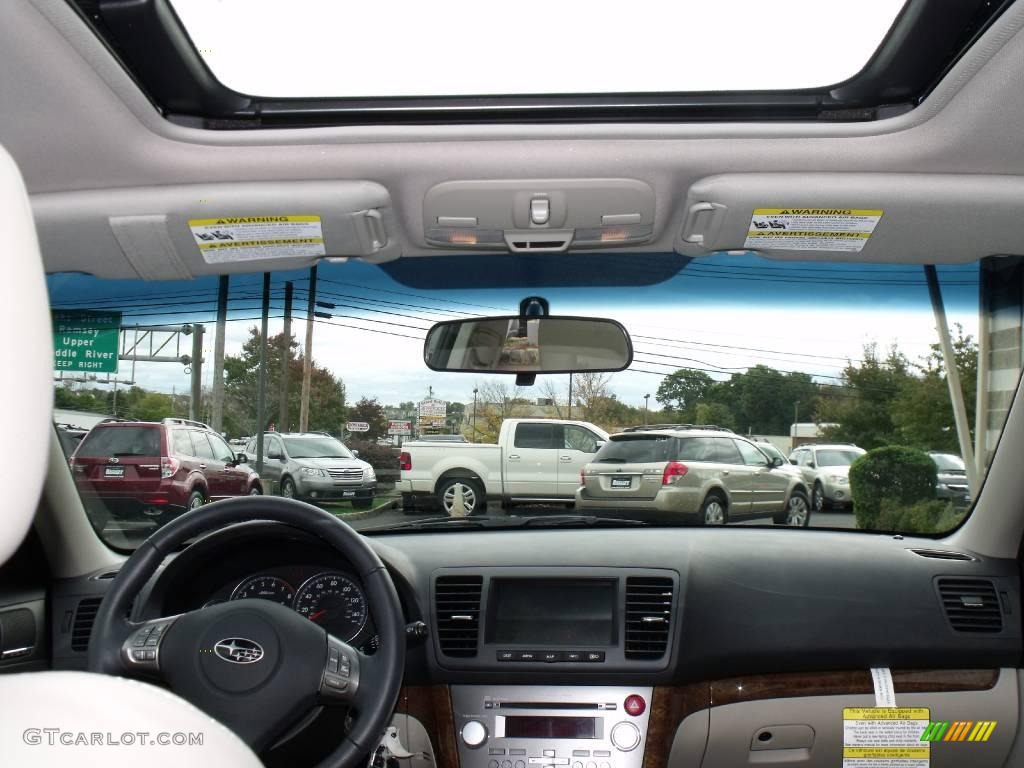 2009 Outback 2.5i Limited Wagon - Satin White Pearl / Warm Ivory photo #12