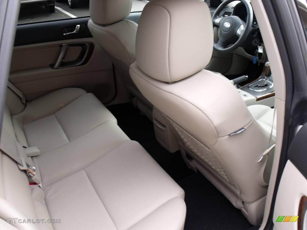 2009 Outback 2.5i Limited Wagon - Satin White Pearl / Warm Ivory photo #14