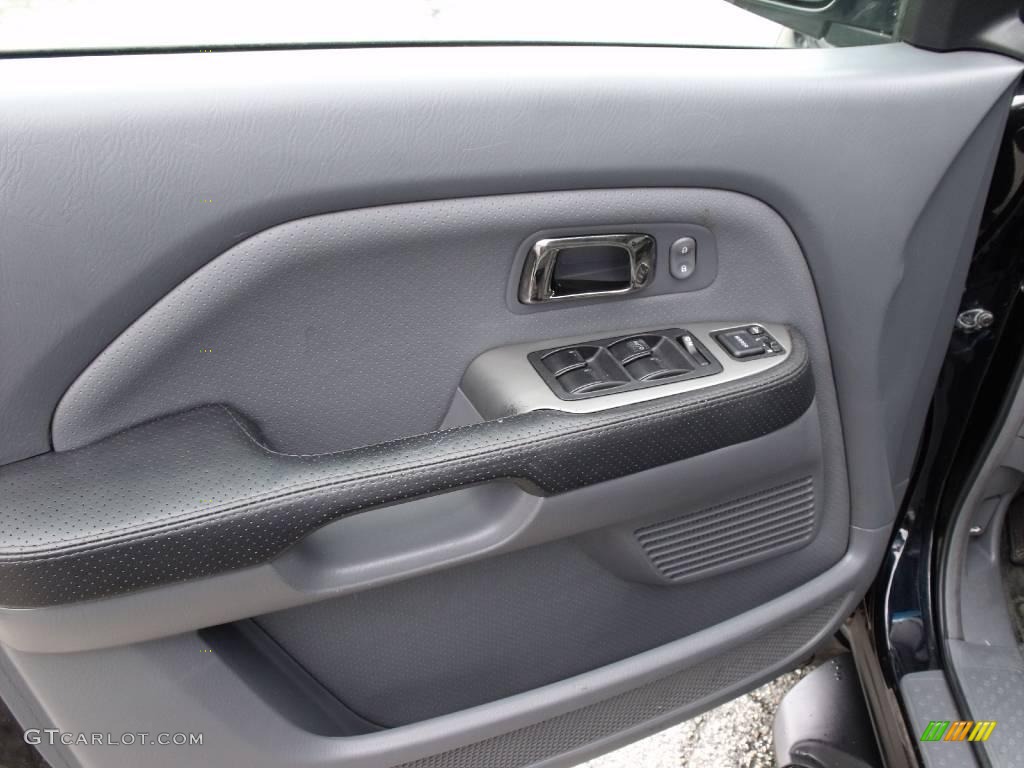 2005 Pilot EX-L 4WD - Nighthawk Black Pearl / Gray photo #18