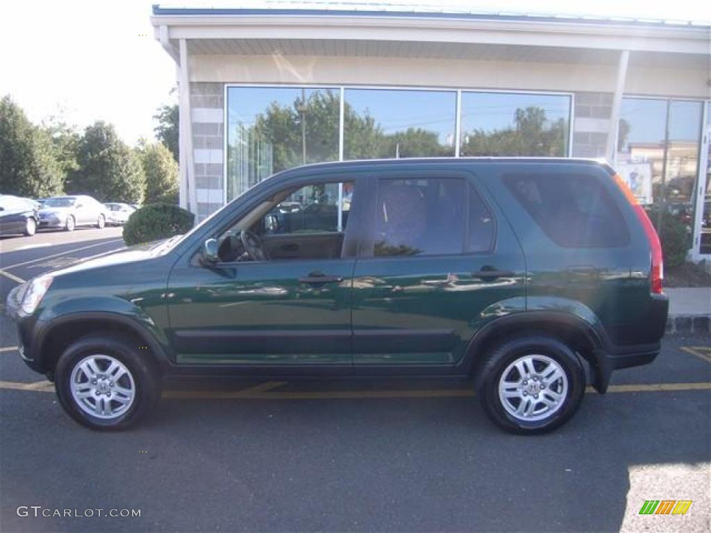2003 CR-V EX 4WD - Clover Green Pearl / Saddle photo #2
