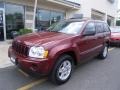 2007 Red Rock Crystal Pearl Jeep Grand Cherokee Laredo 4x4  photo #1