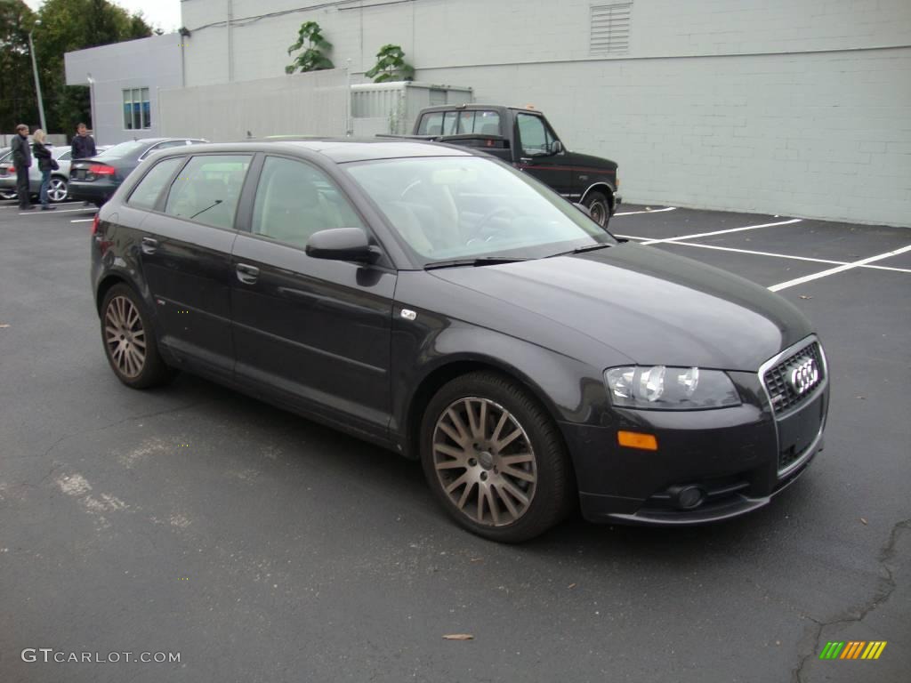 2007 A3 2.0T - Lava Grey Pearl Effect / Beige photo #5