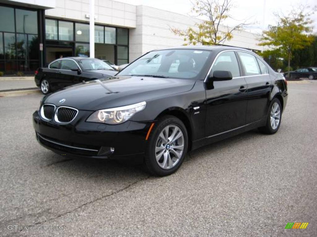 2010 5 Series 535i xDrive Sedan - Jet Black / Black photo #1