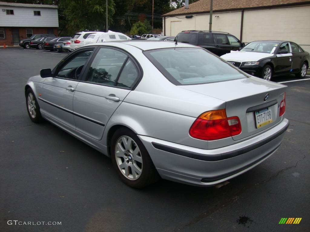 2000 3 Series 323i Sedan - Titanium Silver Metallic / Grey photo #9