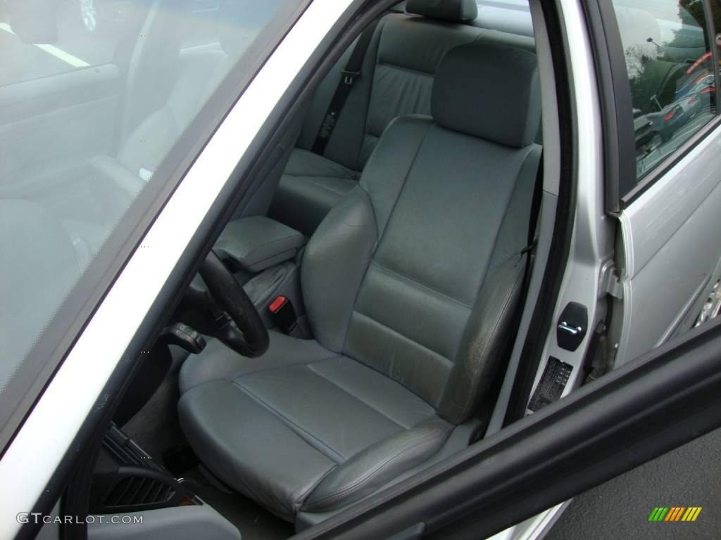 2000 3 Series 323i Sedan - Titanium Silver Metallic / Grey photo #15