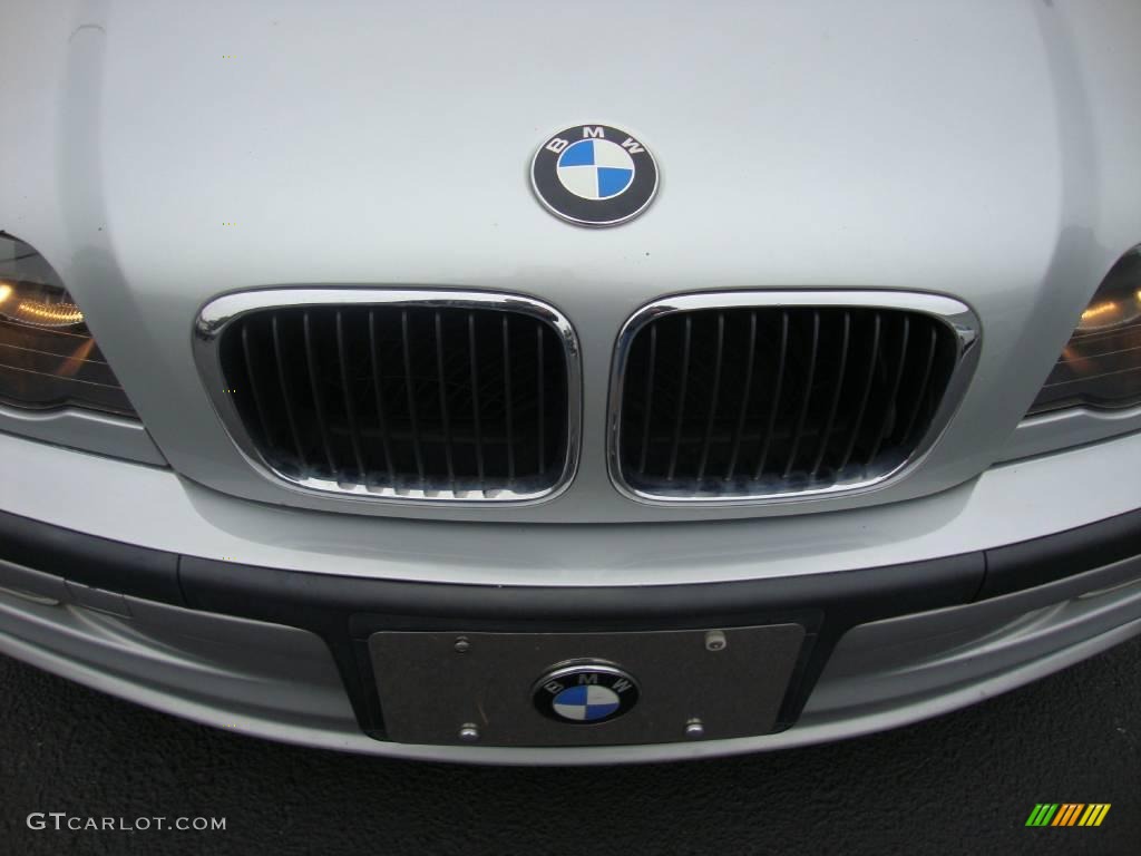 2000 3 Series 323i Sedan - Titanium Silver Metallic / Grey photo #25