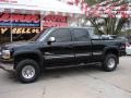 2001 Onyx Black Chevrolet Silverado 2500HD LS Extended Cab 4x4  photo #3