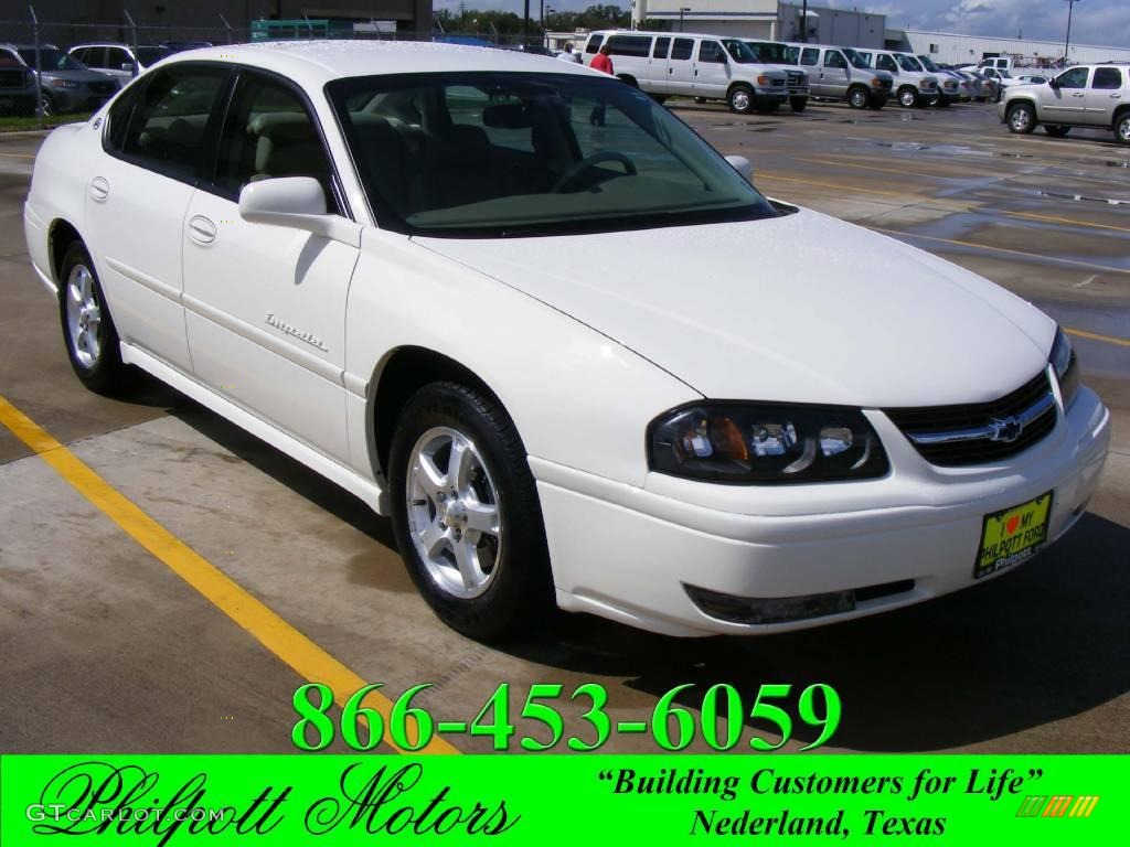 2004 Impala LS - White / Neutral Beige photo #1